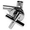 Alfi Brand Polished Chrome 8" Widespread Wall-Mount Cross Handle Faucet AB1035-PC